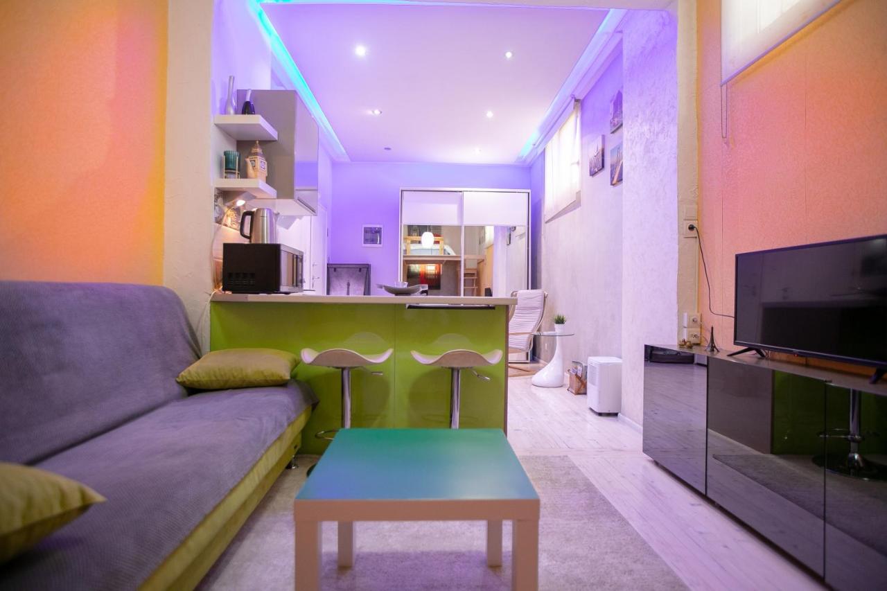 Apartamento Orange And Blue Studio Downtown 5 Min From White Tower Tesalónica Exterior foto