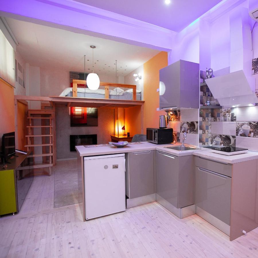 Apartamento Orange And Blue Studio Downtown 5 Min From White Tower Tesalónica Exterior foto