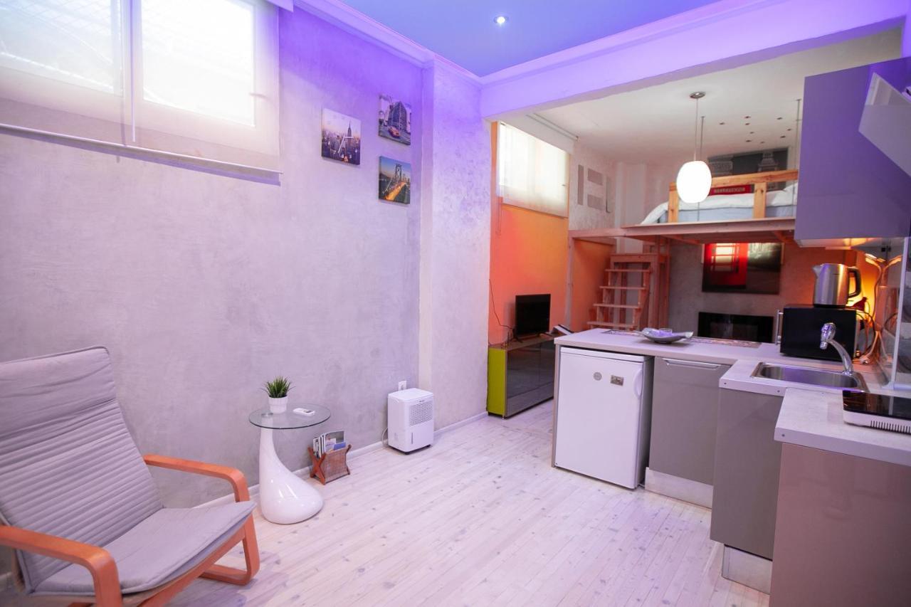 Apartamento Orange And Blue Studio Downtown 5 Min From White Tower Tesalónica Exterior foto