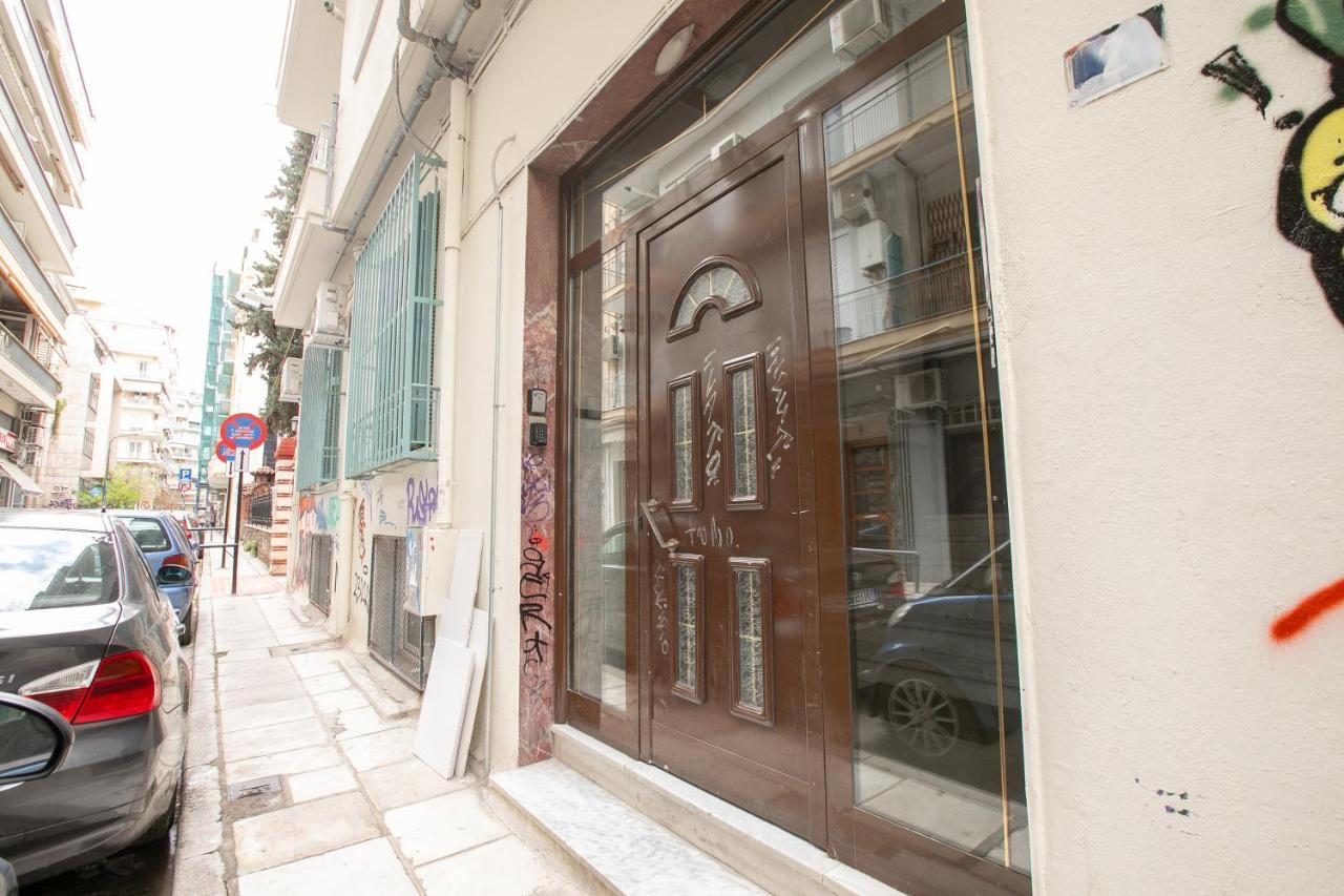 Apartamento Orange And Blue Studio Downtown 5 Min From White Tower Tesalónica Exterior foto